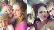 Carolinie Figueiredo com os filhos Bruna Luz e Theo - Instagram/Reprodução