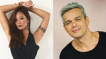 Carol Nakamura e Otaviano Costa - Instagram e TV Globo
