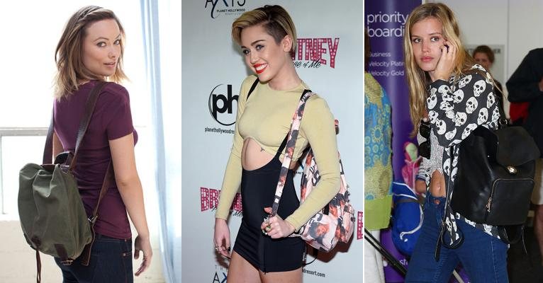 Olivia Wilde, Miley Cyrus e Georgia May Jagger - Getty Images/Divulgação