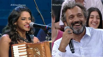 Lucy Alves e Domingos Montagner - Reprodução TV Globo