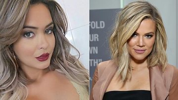 Geisy Arruda e Khloe Kardashian - Instagram/Reprodução e Getty Images