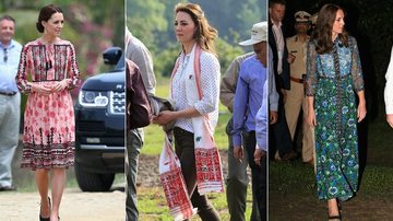 Veja os looks de Kate Middleton em viagem à Índia - Getty Images