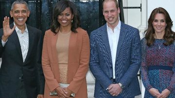 Kate e William se encontram com Barack Obama e sua esposa, Michelle - Getty Images