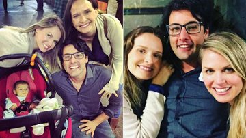 Fernanda Rodrigues, Susana Werner e Bruno de Luca: reencontro de amigos - Instagram/Reprodução