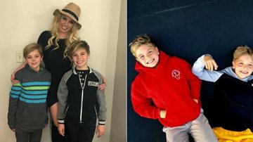 Britney Spears posa com os filhos Sean e Jayden - Instagram/Reprodução
