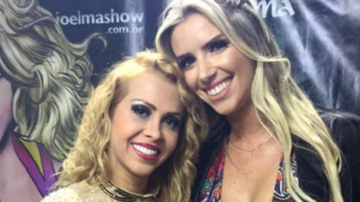 Joelma canta com Thábata Mendes, ex-vocalista da XCalypso - Reprodução/ Instagram