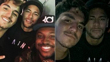 Neymar e Medina se divertem em show de Thiaguinho - Reprodução/ Instagram/ Snapchat