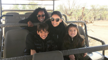 Carol Celico curte férias com os filhos na África - Reprodução/Instagram
