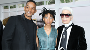 Will Smith, Willow Smith e Karl Lagerfeld - Getty Images