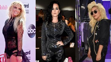 Britney Spears, Katy Perry e Lady Gaga - Getty Images