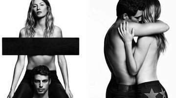 Gisele Bündchen e Cauã Reymond posam sem camisa para nova campanha da Givenchy - Reprodução/Instagram