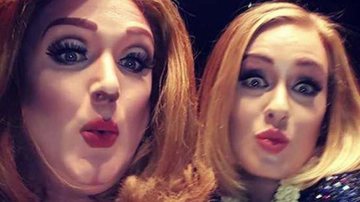 Adele convida drag queen que a imita - Reprodução/ Instagram