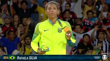 Rafaela Silva, primeiro ouro olímpico para o Brasil - Reprodução