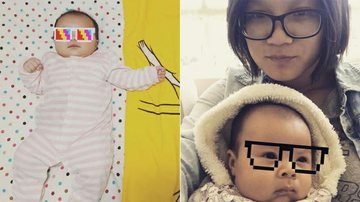 Jiang e a filha, Cecília - Instagram/Reprodução