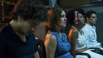 Jesuíta Barbosa, Adriana Esteves, Jéssica Ellen e Cauã Reymond - Globo/Estevam Avellar