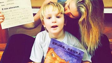 Danielle Winits vira contadora de histórias na escola do filho, Guy - Reprodução Instagram