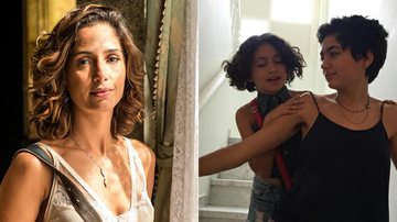 Camila Pitanga mostra Antonia com a irmã, Maria Luíza - Globo/Renato Rocha Miranda e Instagram/Reprodução