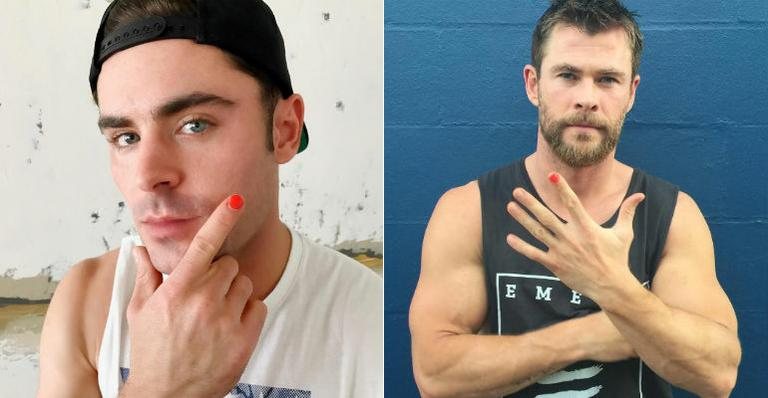 Zac Efron se junta a Chris Hemsworth em campanha do bem - Reprodução/Instagram