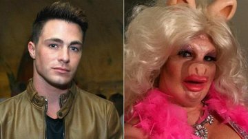 Colton Haynes se transforma em Miss Piggy, dos Muppets - Getty Images/Reprodução Instagram