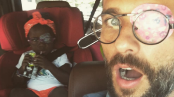 Bruno Gagliasso uso tapa olho igual o da filha - Reprodução Instagram