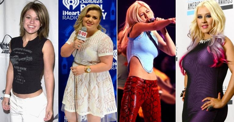 Kelly Clarkson e Christina Aguilera - Getty Images