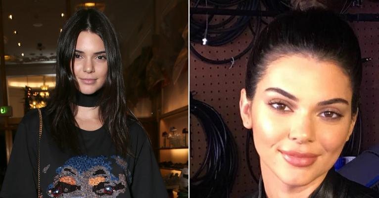 Kendall Jenner: antes e depois - Getty Images/Twitter