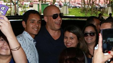 Vin Diesel chega ao Brasil - Dilson Silva / AgNews
