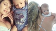 Candice Swanepoel e o filho, Anacã - Reprodução / Instagram