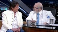 Roberto Carlos e Jô Soares - Reprodução TV Globo
