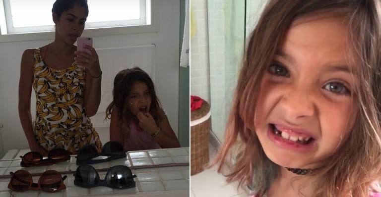 Bela Gil ensina a filha a escovar os dentes - Reprodução/Instagram