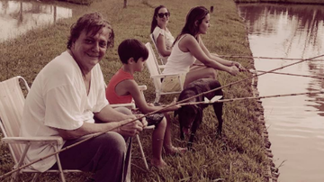 Fábio Jr. participa de pescaria ao lado dos filhos - Reprodução/Instagram