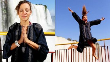 Joana Solnado se rende aos encantos das Cataratas do Iguaçu - Marcos Salles/Márcia Mello