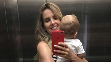 Mariana Ferrão e o filho caçula, João - Reprodução / Instagram