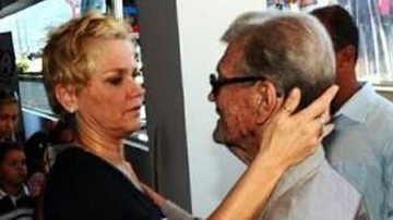 Xuxa e o pai, Luiz Meneghel - Facebook/Reprodução