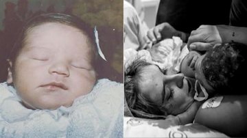 Rafa Brites mostra foto sua de bebê e compara com Rocco - Instagram e TV Globo/Reprodução