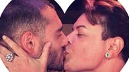 David Brazil beija Lucas Lucco e brinca: "Momozin" - Reprodução/ Instagram