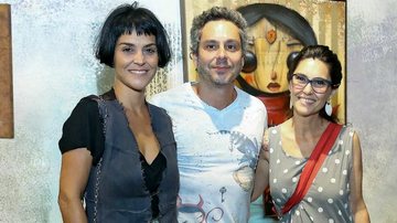 Alexandre Nero entre as irmãs Ana e Andrea - Roberto Filho/Brazil News