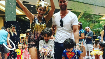 Juliana Paes curte bloco de carnaval em família - Reprodução Instagram
