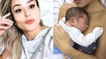 Letícia Santiago mostra o rostinho do filho pela primeira vez - Instagram/Reprodução