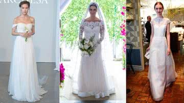 As  tendências de vestido de noiva para o outono - Getty Images/Divulgação TV Globo