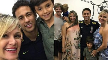 Eliana leva o filho para conhecer Neymar - Instagram/Reprodução