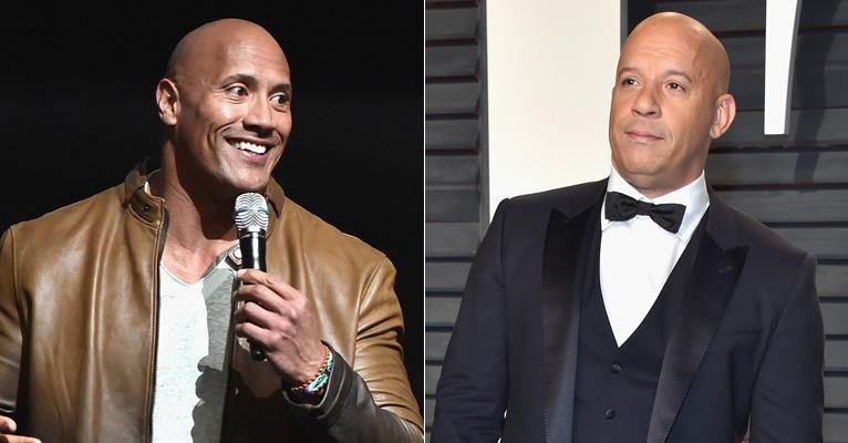 Vin Diesel e The Rock brigam feio e são separados - Getty Images