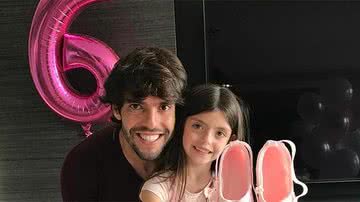 Kaká parabeniza a filha, Isabella - Reprodução Instagram