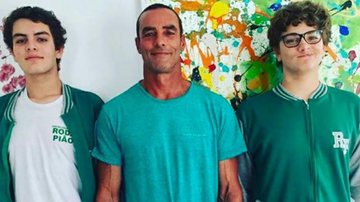 Paulo Zulu com os filhos Patrick e Dereck - Instagram/Reprodução