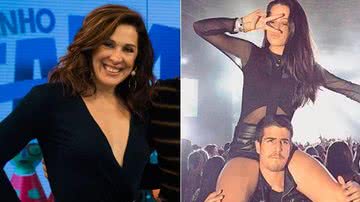 Claudia Raia se emociona com a amizade entre os filhos, Enzo e Sophia - Divulgação/TV Globo/Instagram