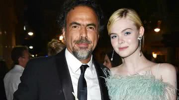 Alejandro G. Iñárritu e Elle Fanning - Divulgação