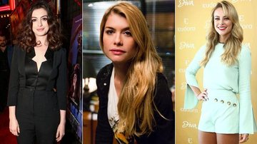 Anne Hathaway, 34, Alinne Moraes, 34, e Paolla Oliveira, 35 anos - Getty Images/ TV Globo/ Brazil News