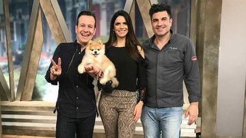 Celso Zucatelli, Edu Guedes e Mariana Leão - Divulgação/RedeTV!