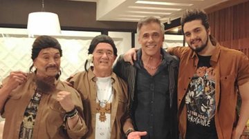 Luan Santana mostra foto nos bastidores do especial de 40 anos de 'Os Trapalhões' - Reprodução / Instagram
