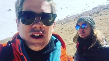 Rogério Flausino escala vulcão no Atacama - Reprodução / Instagram